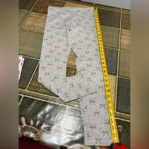 Wonder Nation Gray Patterned Women's Jeggings